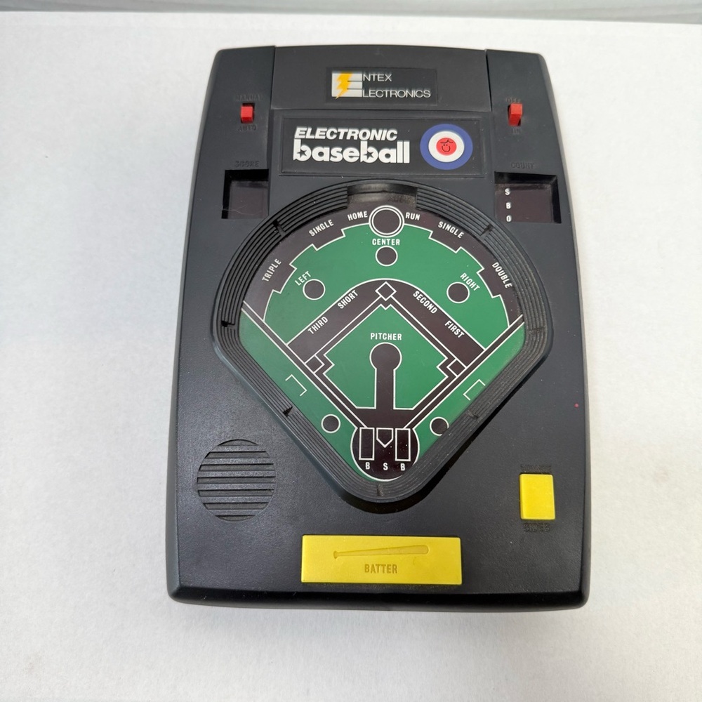 Vintage Entex Electronics 1979 Handheld Elect Baseball Game